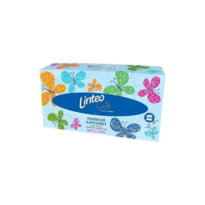 LINTEO 3003 Satin Tissues - Box of 100 - Cellulose