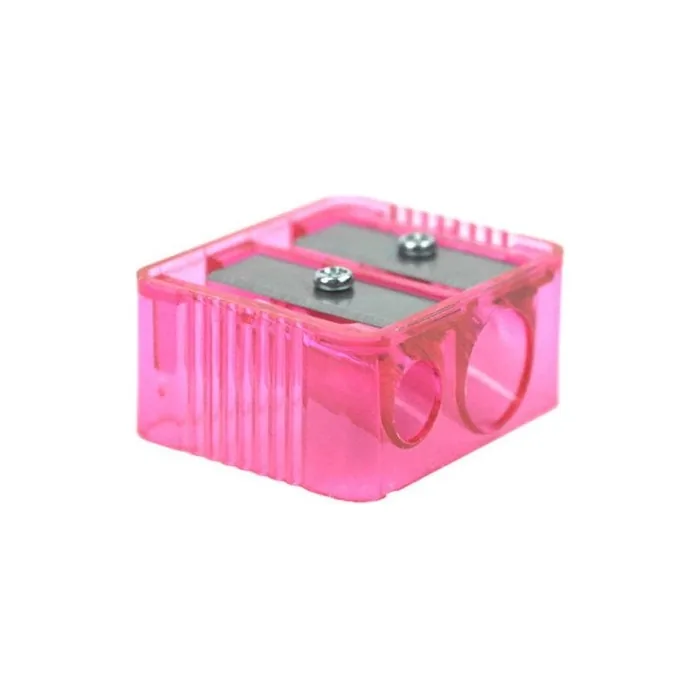 Donegal Pencil Sharpener for Cosmetic Pencils and Crayons - Pink and Blue, 35 x 3 x 17 cm