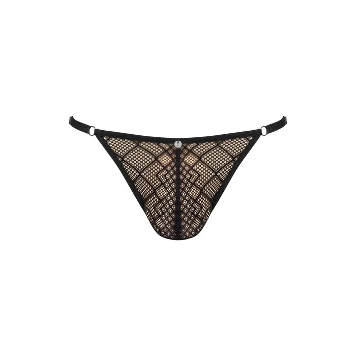 Obsessive Severio String for Men - Black, Size S/L