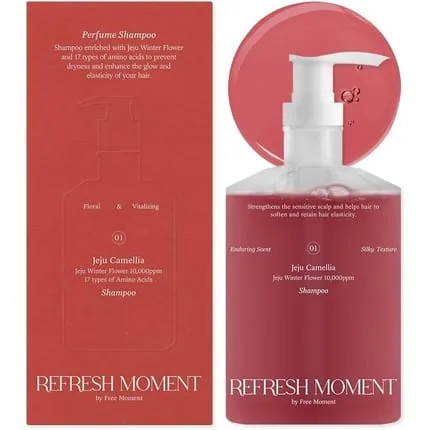 Freemoment Refresh Moment Perfume Shampoo 01 Jeju Camellia & 02 Fig Fog
