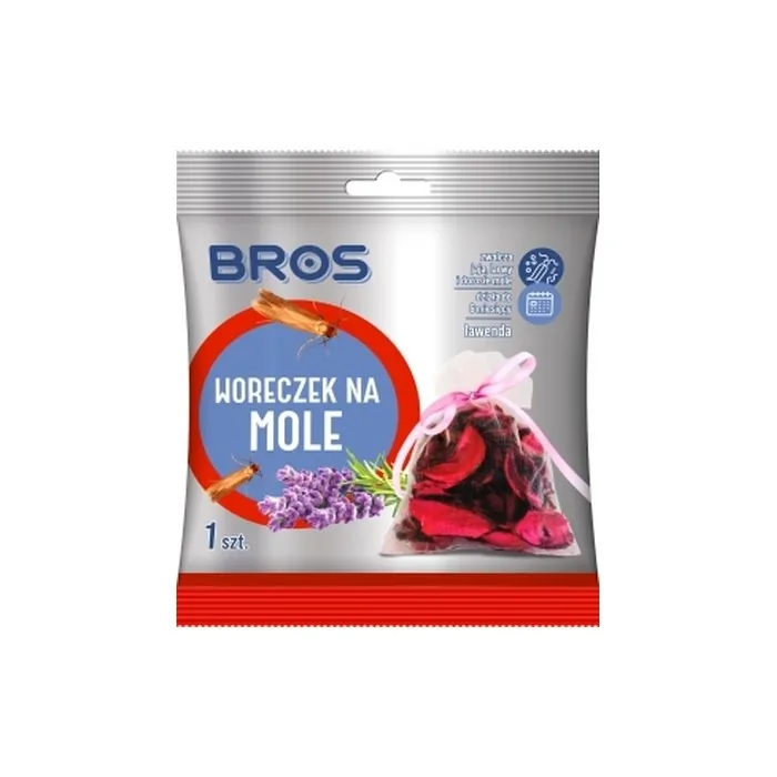Bros Lavender Moth Sac - Protects Clothing for Up to 6 Months