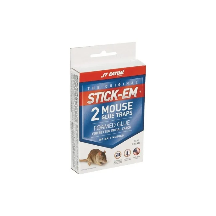 JT Eaton 233N Stick-Em Mouse Size Glue Traps