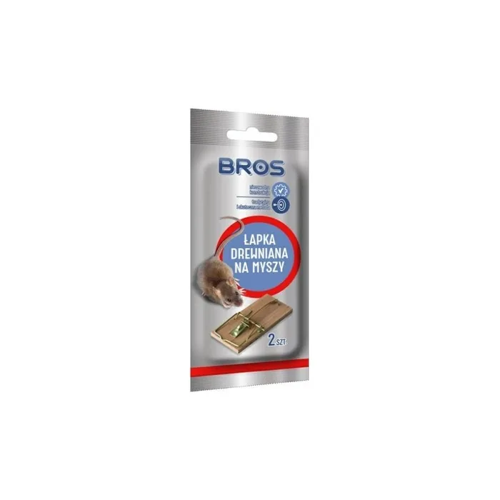 BROS Wooden Mouse Trap A2 4816 - Pack of 2