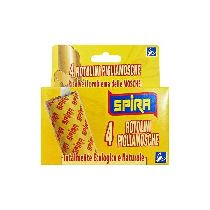 Oem Systems Spira Fly Catcher Rolls 4 Pieces Neutral - Pack of 4