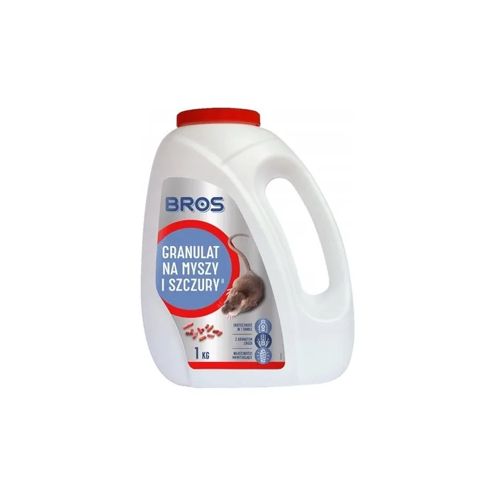 Bros Granulate For Mice And Rats 1 Kg Effective Pest Control