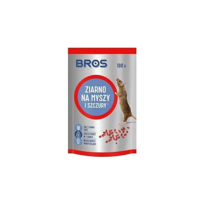 BROS Grain for Mice and Rats Poison 100g