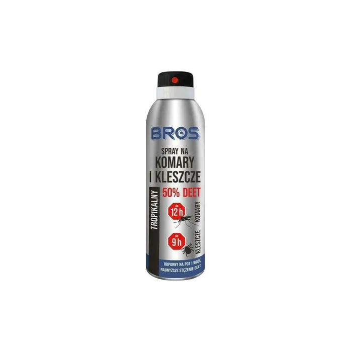 BROS Tropical Mosquito and Tick Spray 90ml 50% DEET
