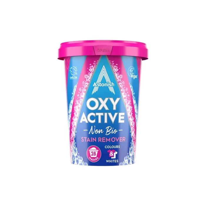 Astonish Oxy Active Non Bio Stain Remover - Removes Stains, Eliminates Odors