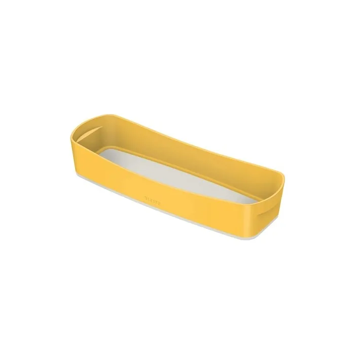 Leitz MyBox Cosy Storage Tray Warm Yellow Plastic 30.7 x 5.5 x 10.5 cm
