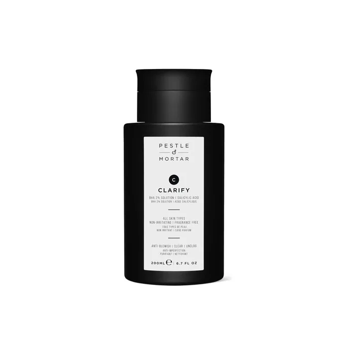 Pestle & Mortar Clarify 2% Salicylic Acid Toner Acne Treatment and Clear Breakouts Facial Exfoliant 6.76 oz
