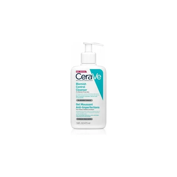 Cerave Blemish Control Face Cleanser with 2% Salicylic Acid and Niacinamide
