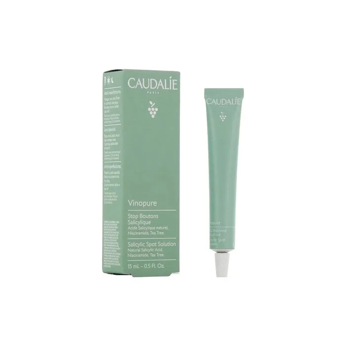 Caudalie Vinopure Salicylic Spot Solution 15ml Acne Treatment