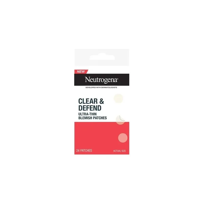 Neutrogena Clear & Defend Ultra Thin Patches For Blemishes 24 Pieces