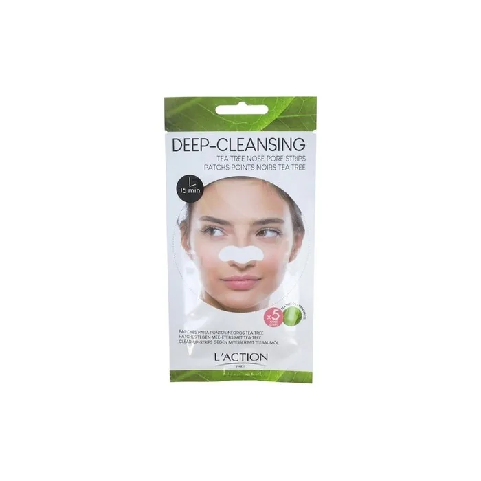 L'Action Paris 5-Band Tea Tree Blackhead Patches for Combination Skin