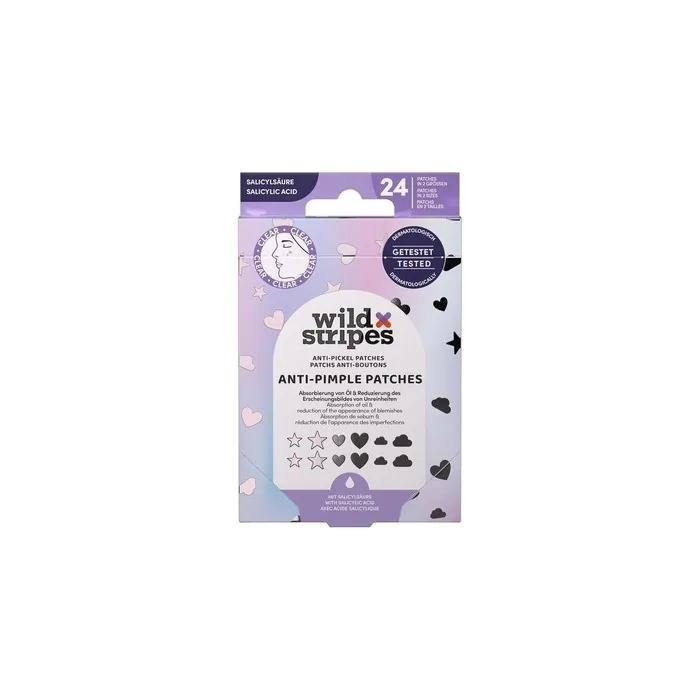 Wild Stripes Anti-Pimple Patches Holo Clear with Salicylic Acid