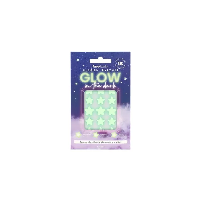 Milton Face Facts Blemish Patches Glow In The Dark Stars 18 Pieces