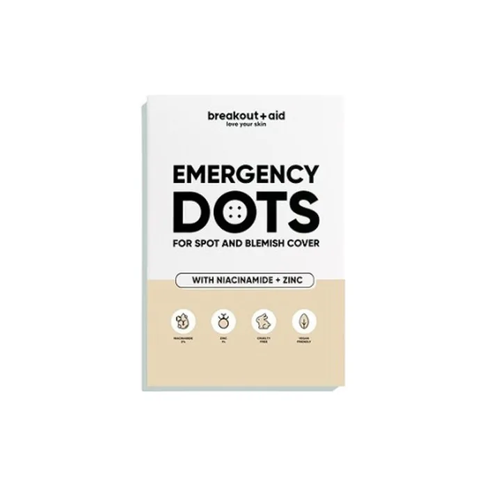 Breakoutaid Emergency Dots Acne Patches With Niacinamide And Zinc 72 Pieces