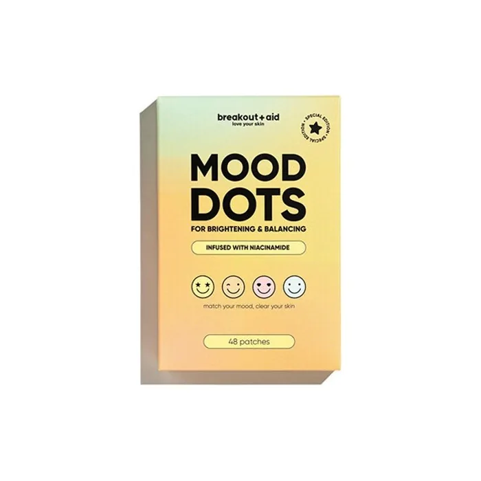 Breakout+aid Mood Dots Acne Treatment Patches with Niacinamide 48 Count