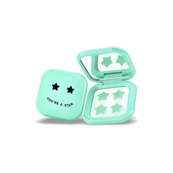 Biovène Pimple Star Patches with Mirror Case - 32 Green Patches