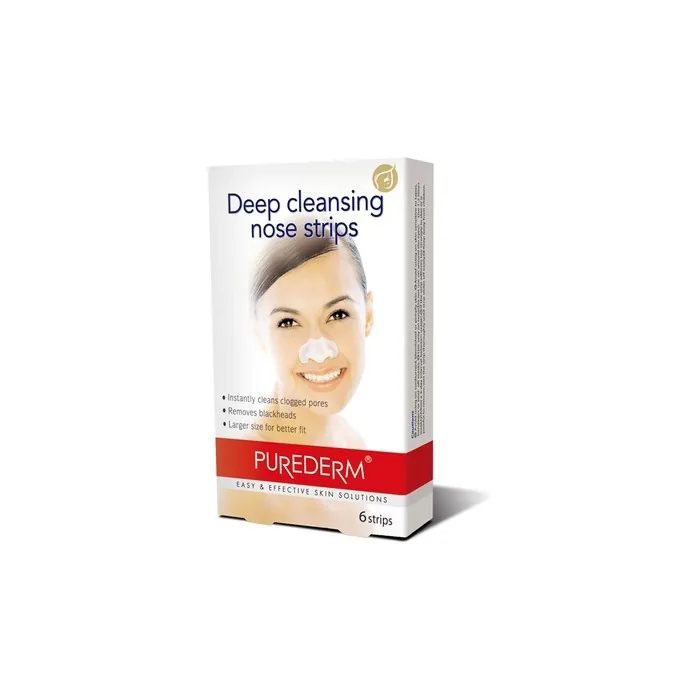 Purederm Deep Cleansing Nose Strips - 6 Pieces