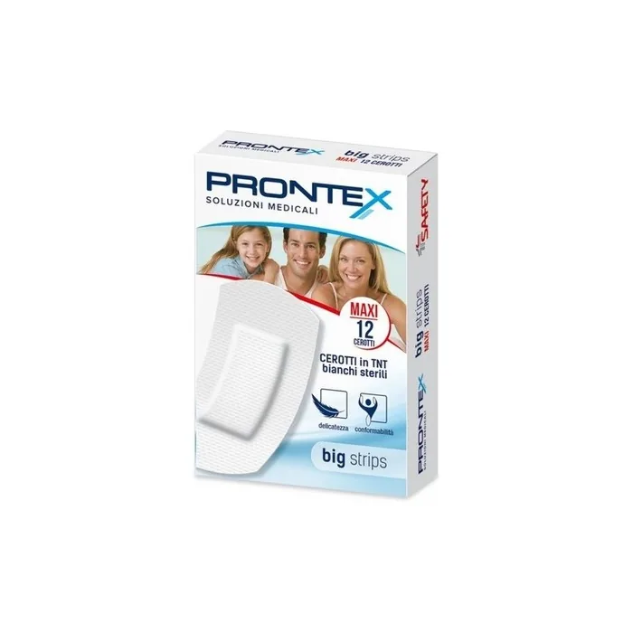 Big Strips Maxi Protex Safety Plasters 12 Pieces