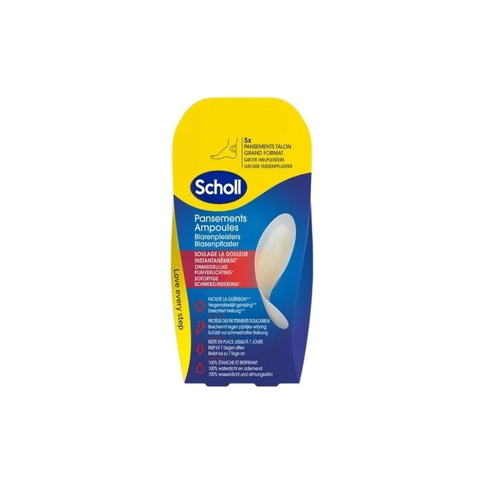 Scholl Large Blister Plasters Special Heels 5 Pieces