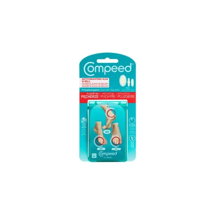Compeed Blister Plasters Mix 5 Pieces - Instant Relief and Protection