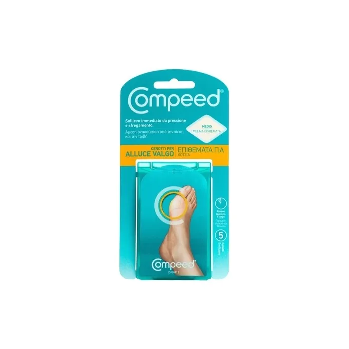 Perrigo Italia Srl Compeed Corn Plaster For Hallux Valgus 5 Pieces