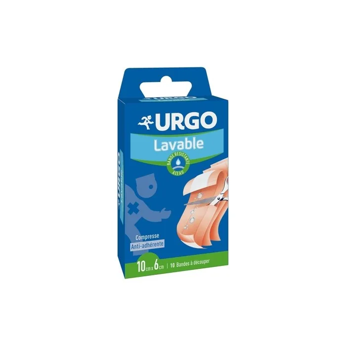 Urgo Washable Water Resistant Strips 10cm x 6cm