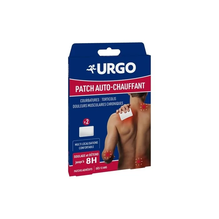 Urgo Multi-Location Self-Heating Patch - Pack of 2