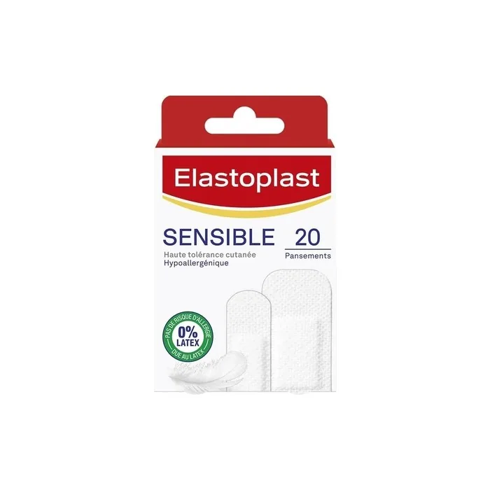 Elastoplast Sensitive Strips 20 Strips White