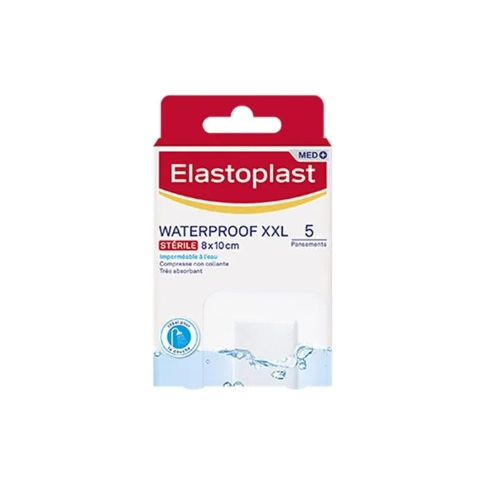 Elastoplast Waterproof XXL Sterile Plaster - Pack of 5