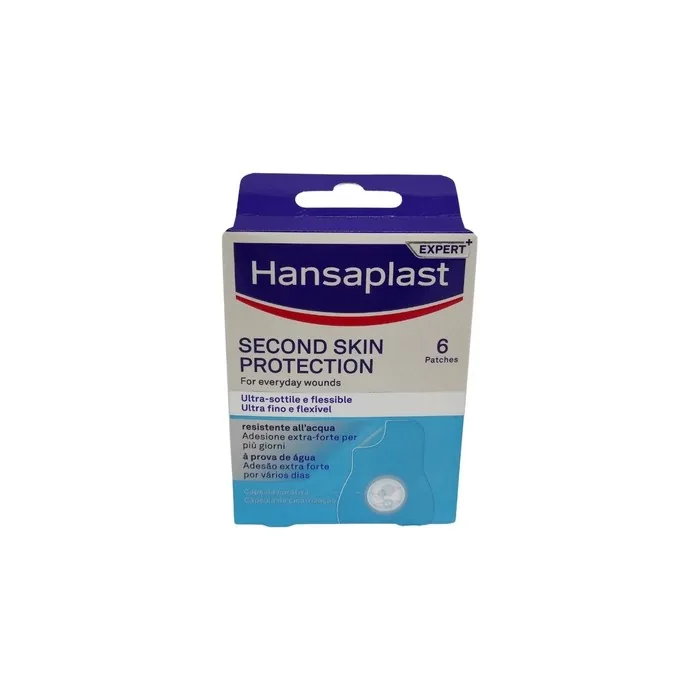 Hansaplast Second Skin Protection Hydrocolloid Dressings - 6 Units