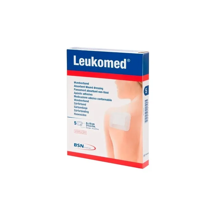 Bsn Medical Leukomed Plasters 8cm X 10cm Pack Of 5