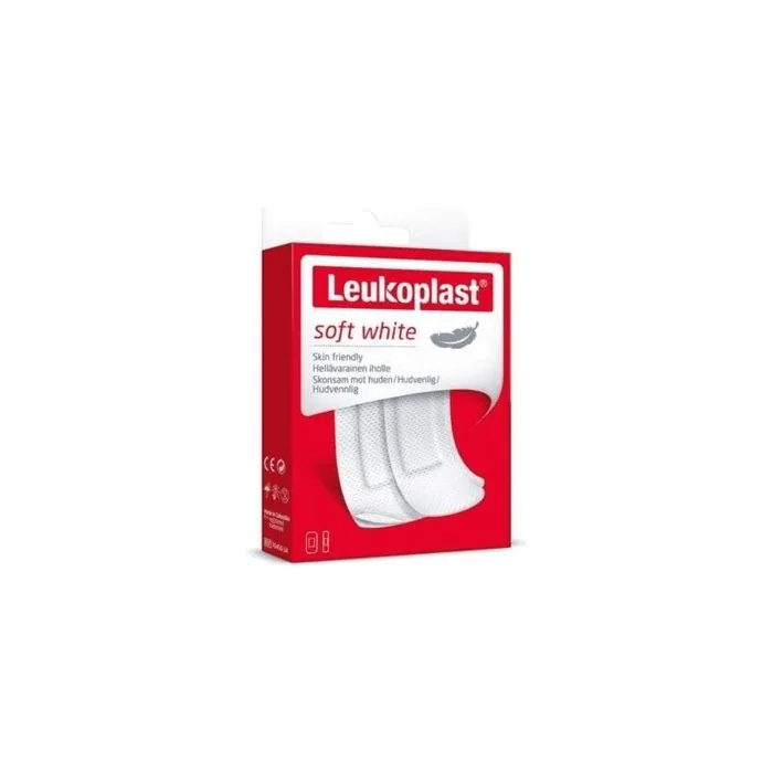 Soft White Leukoplast® Plaster 20 Pieces