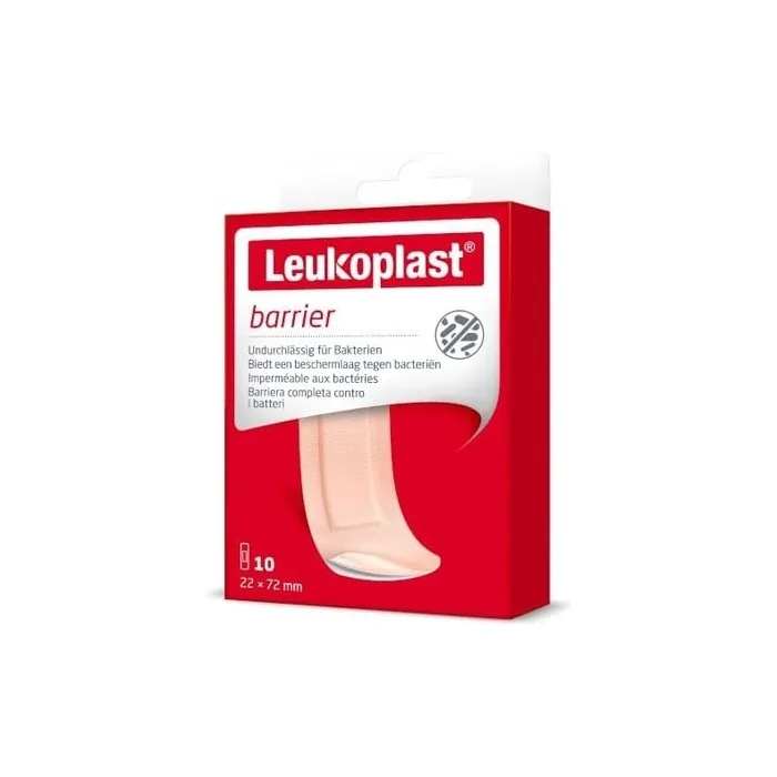 Leukoplast Barrier Plasters 72 x 22 cm 10 Pieces