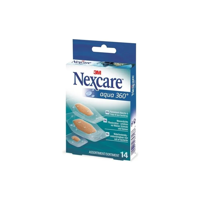 Nexcare Aqua 360 Assorted 14 Unit 360°