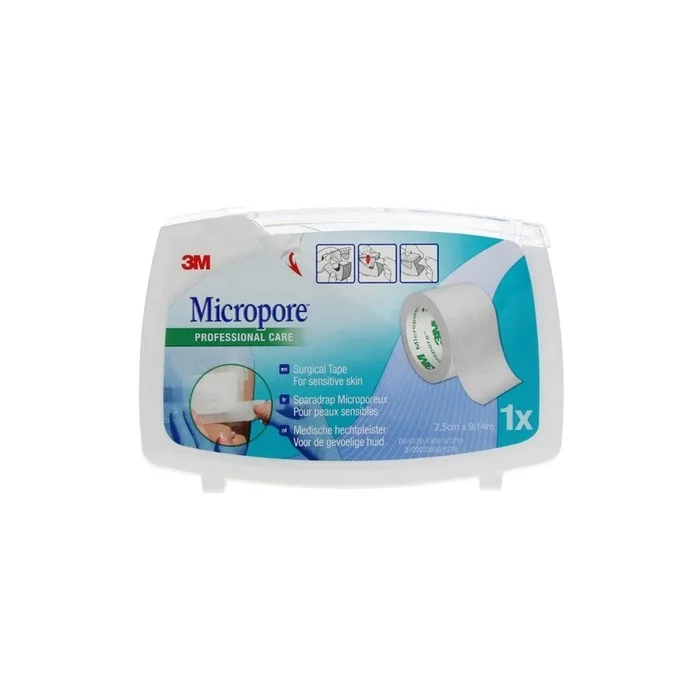 3M Micropore Professional Care Plaster 2.5cm x 9.14m