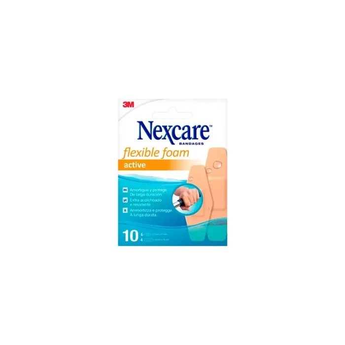 Nexcare Nexcare Active Assorted Strips 10 Units