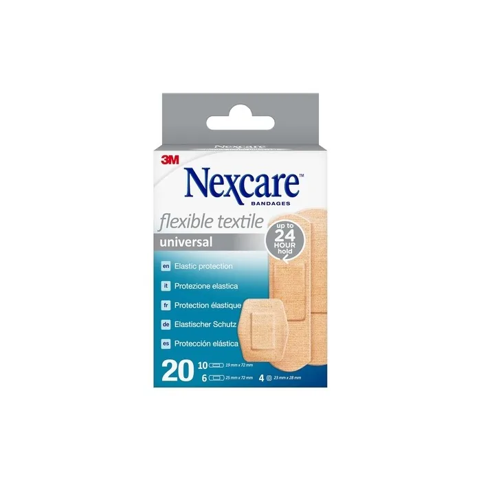 Nexcare Universal Flexible Textile Plasters Assorted