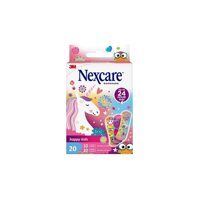 Nexcare Happy Kids Plasters Magic Assorted 20 Plasters