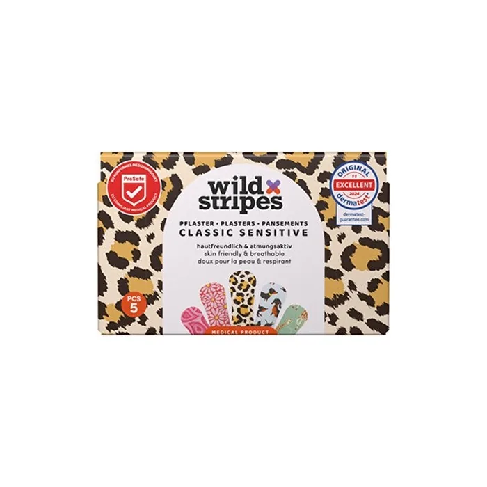 Wild Stripes Classic Sensitive Plasters 5 Pieces