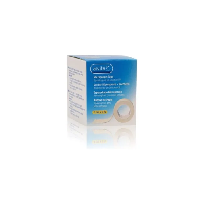 Alvita Microporous Plasters Reel 5x5m
