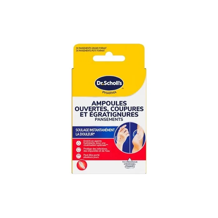 Scholl Blisters Open Wounds Cuts and Abrasions 6 Plasters