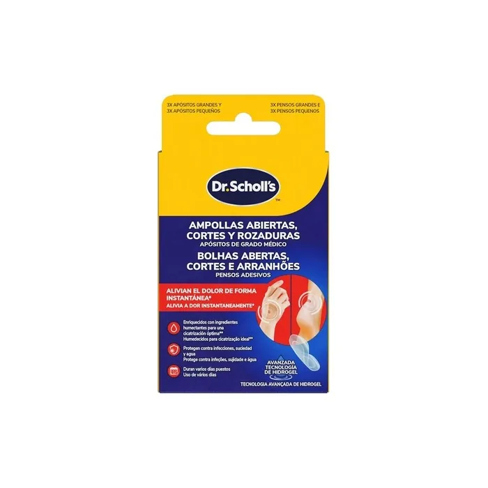 Dr. Scholl's Medical Grade Dressings for Open Blisters, Cuts, and Grazes
