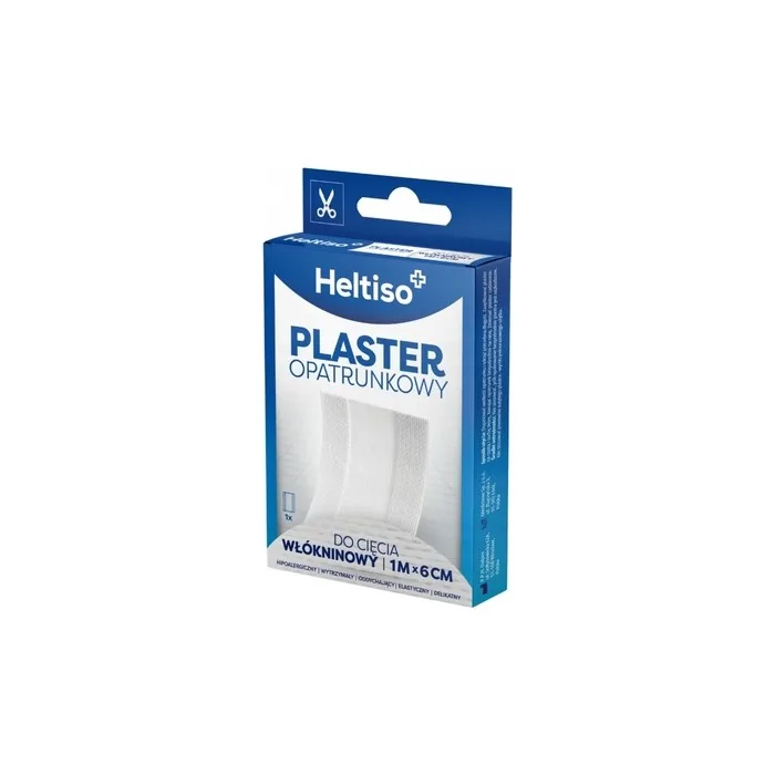 Heltiso Nonwoven Plaster For Cutting 1 M X 6 Cm 1 Package