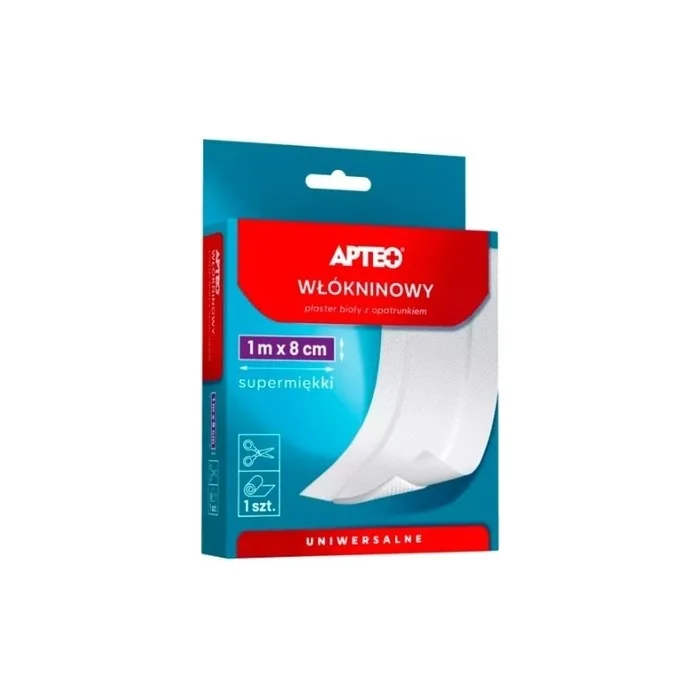 Apteo Care Non-Woven Plaster With Dressing, 1m X 8cm, 1 Piece - Long Expiry Date