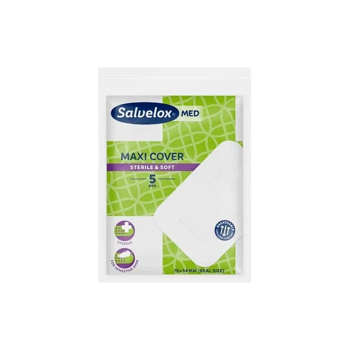 Salvelox Salvelox Maxi Cover Plasters 5 Pieces 76x54mm