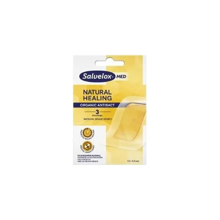 Salvelox Med Natural Healing Dressings - 3 Pack, 75 X 45 Cm