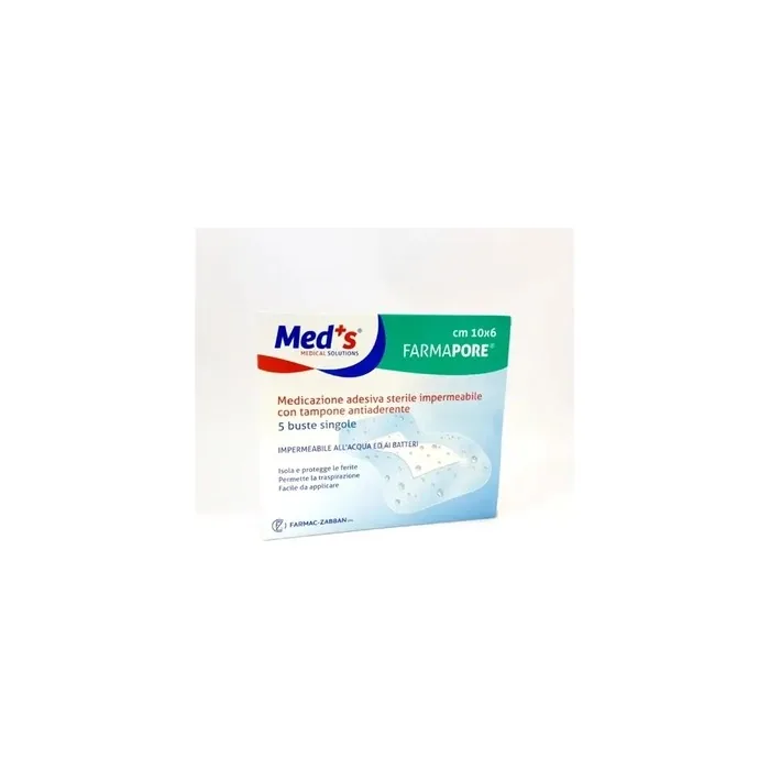 Farmaczabban Spa Farmapore Waterproof Dressing 10x6cm 5 Pieces